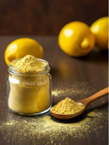 Polvere di Bucce di Limone